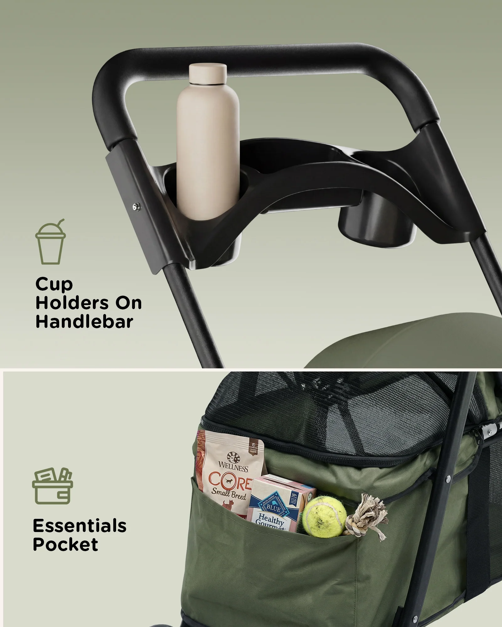 Foldable Pet Stroller PET-CART02 - Image 13