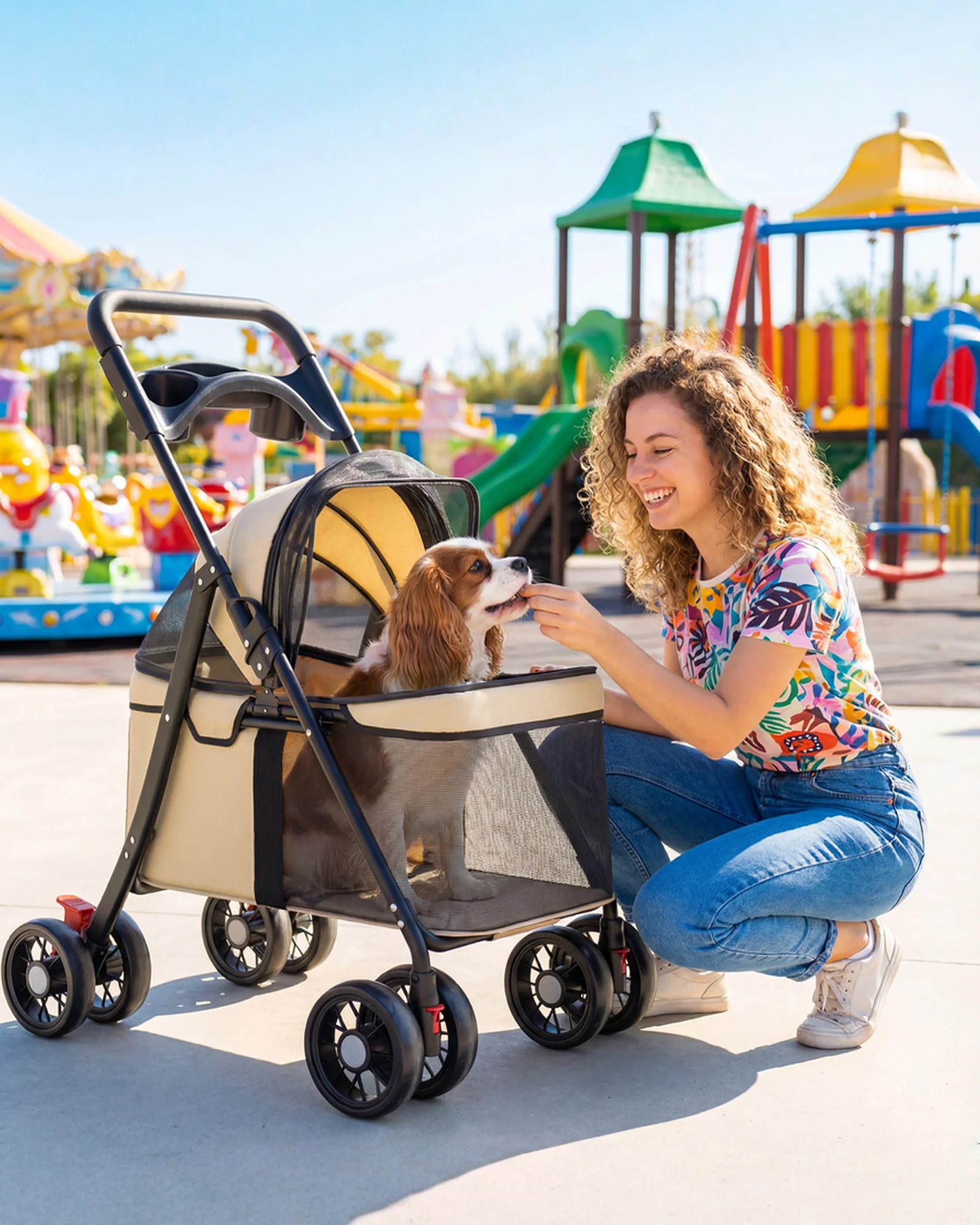 Foldable Pet Stroller PET-CART02 - Image 16