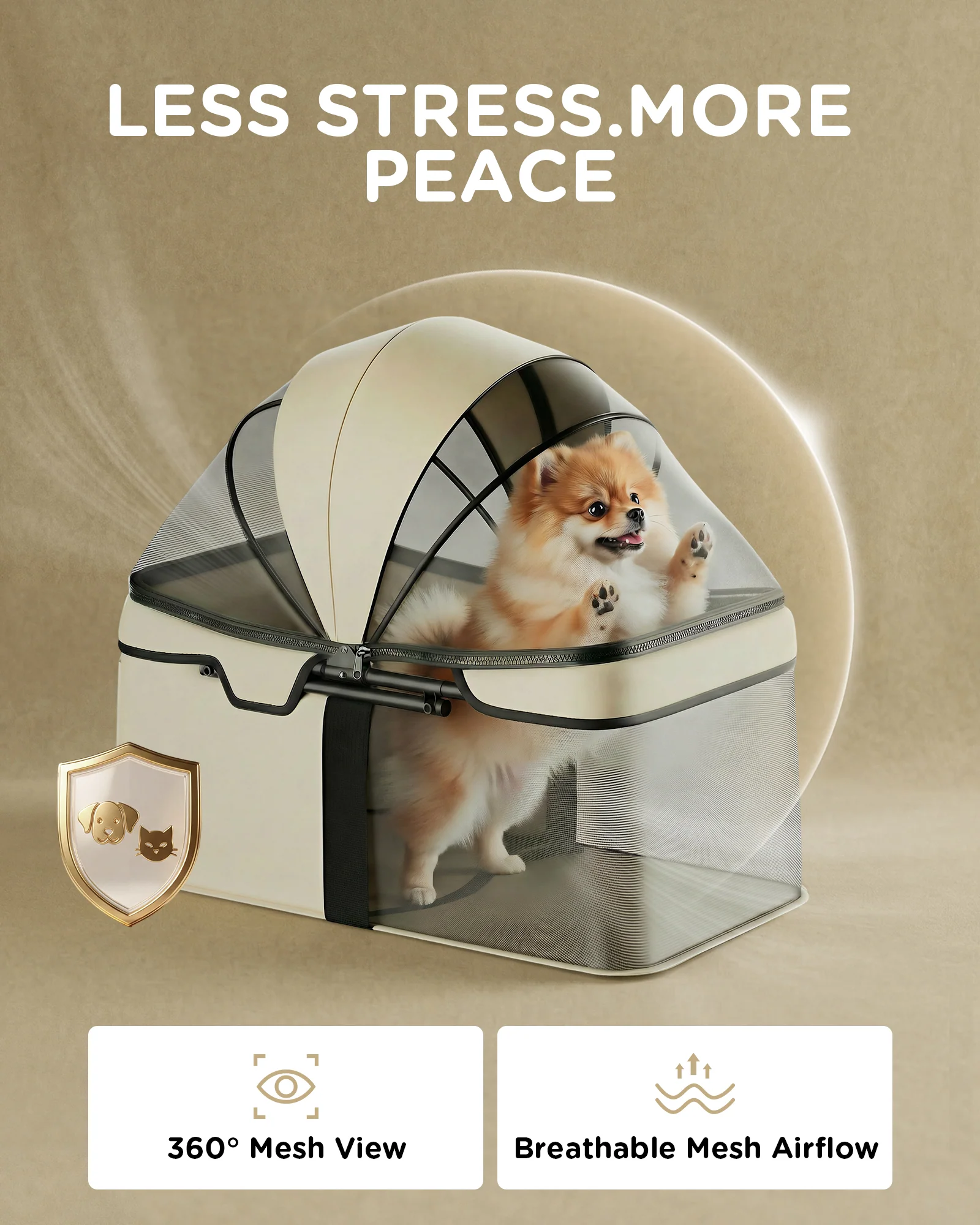 Foldable Pet Stroller PET-CART02 - Image 18