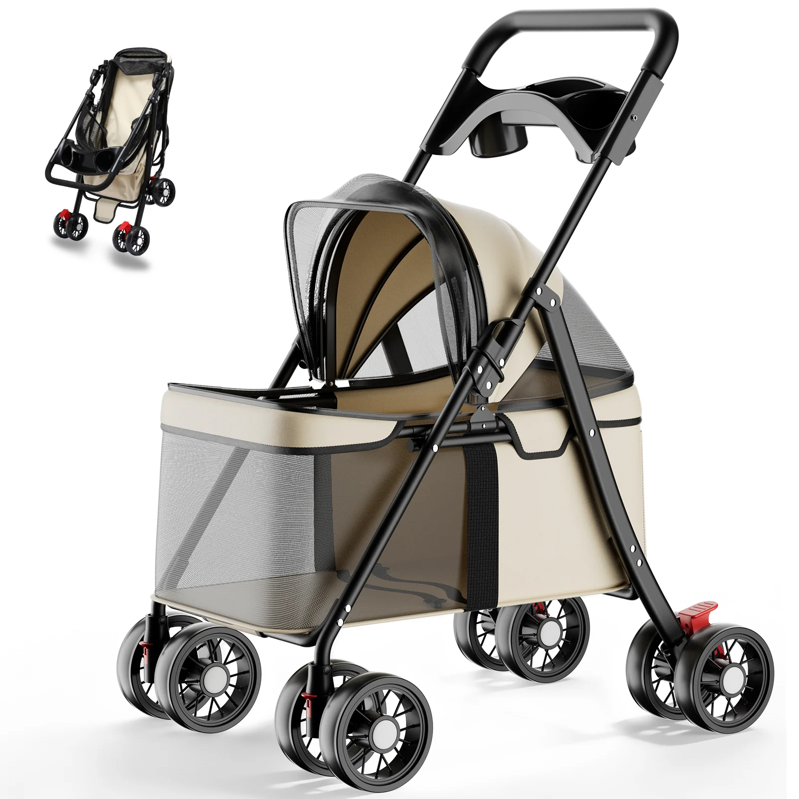 Foldable Pet Stroller PET-CART02 - Image 20