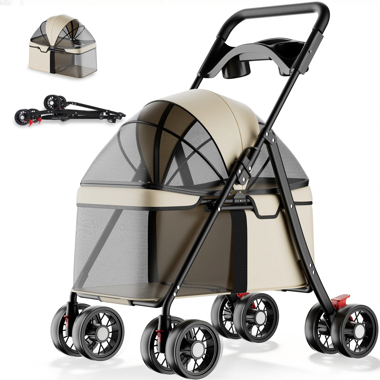 Foldable Pet Stroller PET-CART02 - Image 21