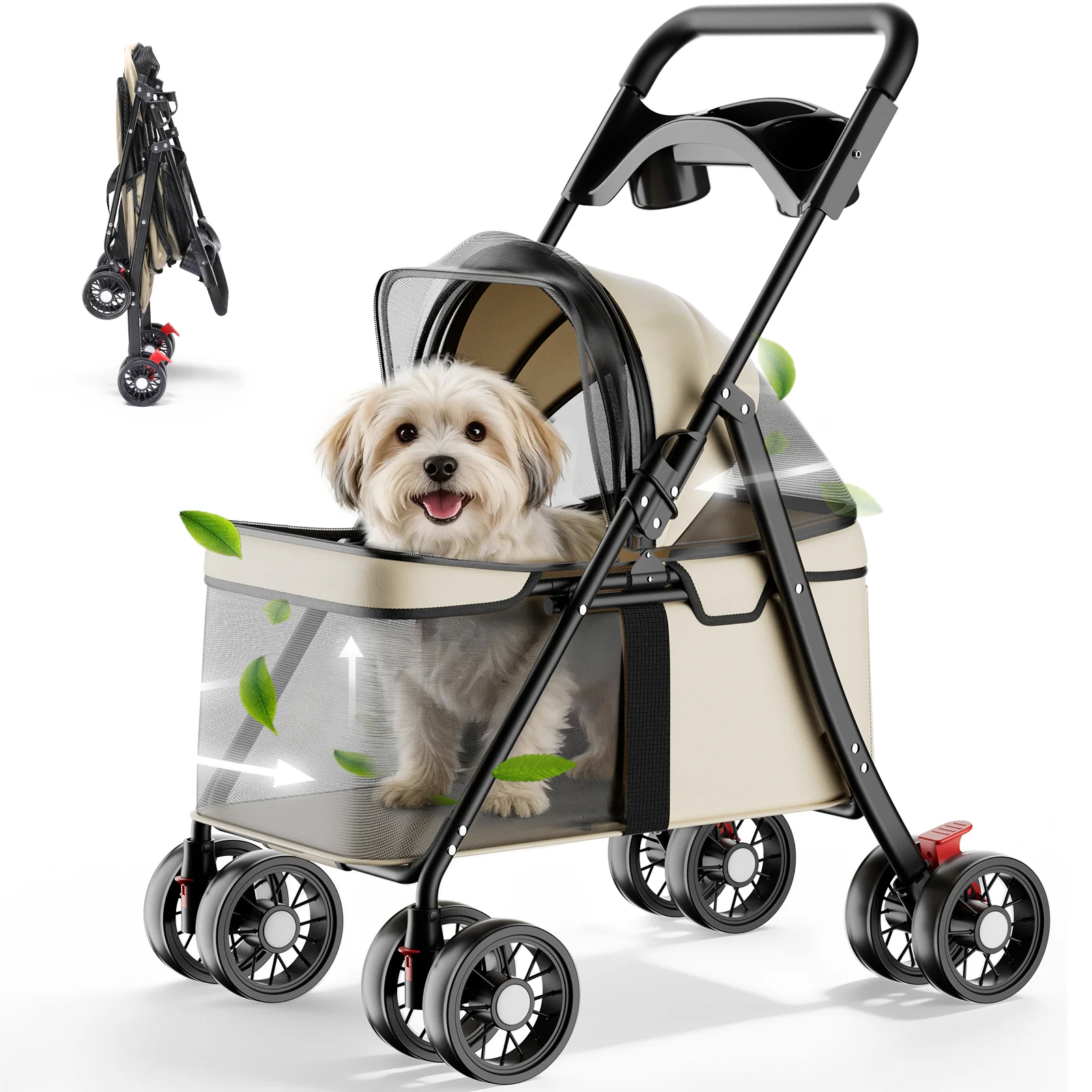 Foldable Pet Stroller PET-CART02 - Image 22