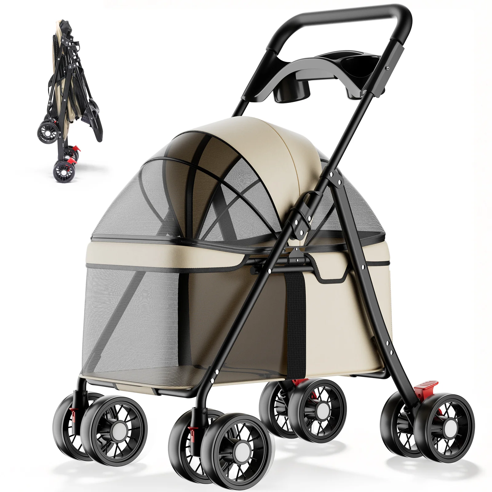Foldable Pet Stroller PET-CART02 - Image 23