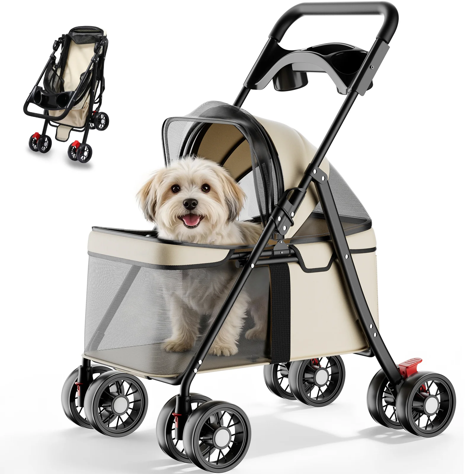 Foldable Pet Stroller PET-CART02 - Image 24