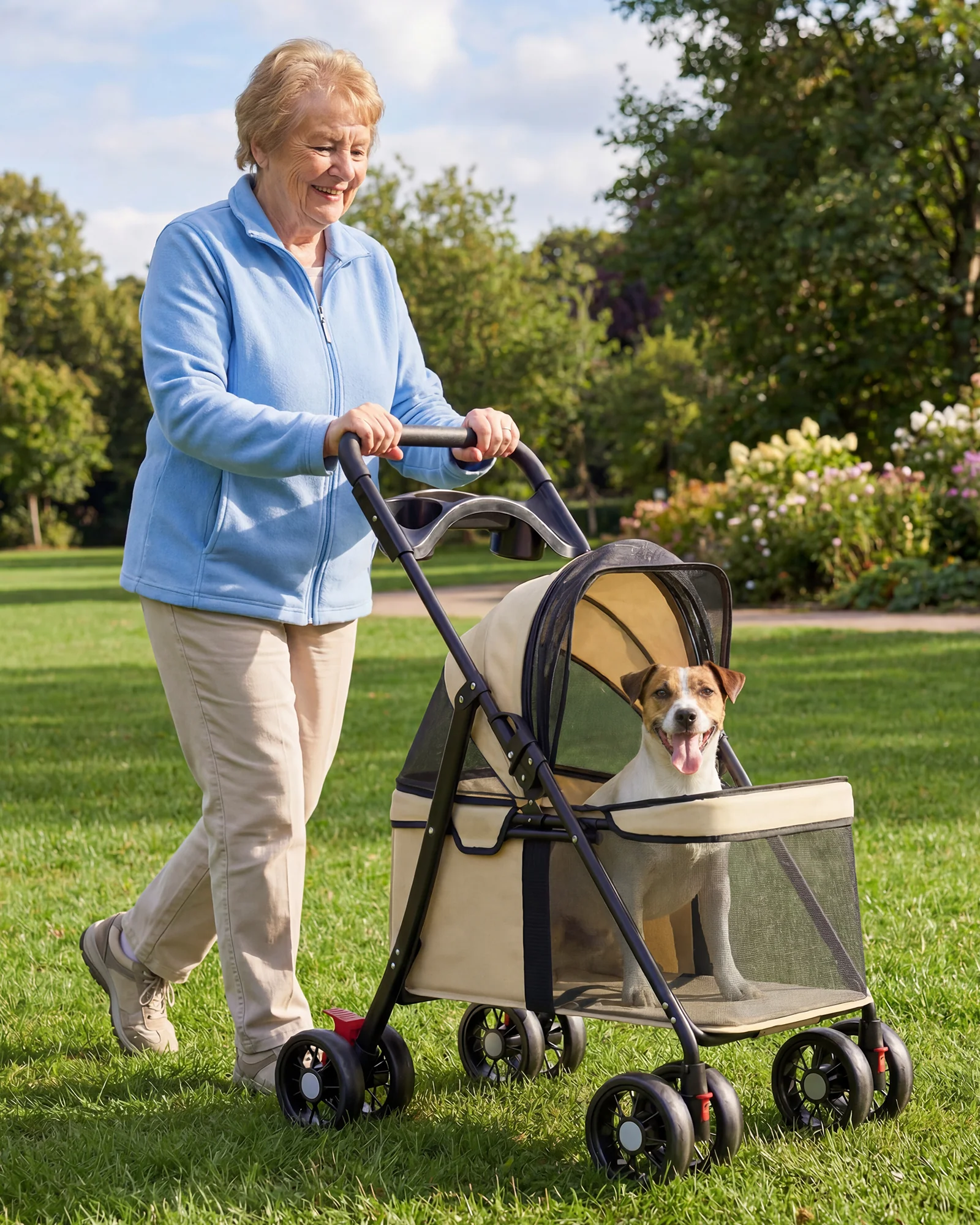 Foldable Pet Stroller PET-CART02 - Image 25