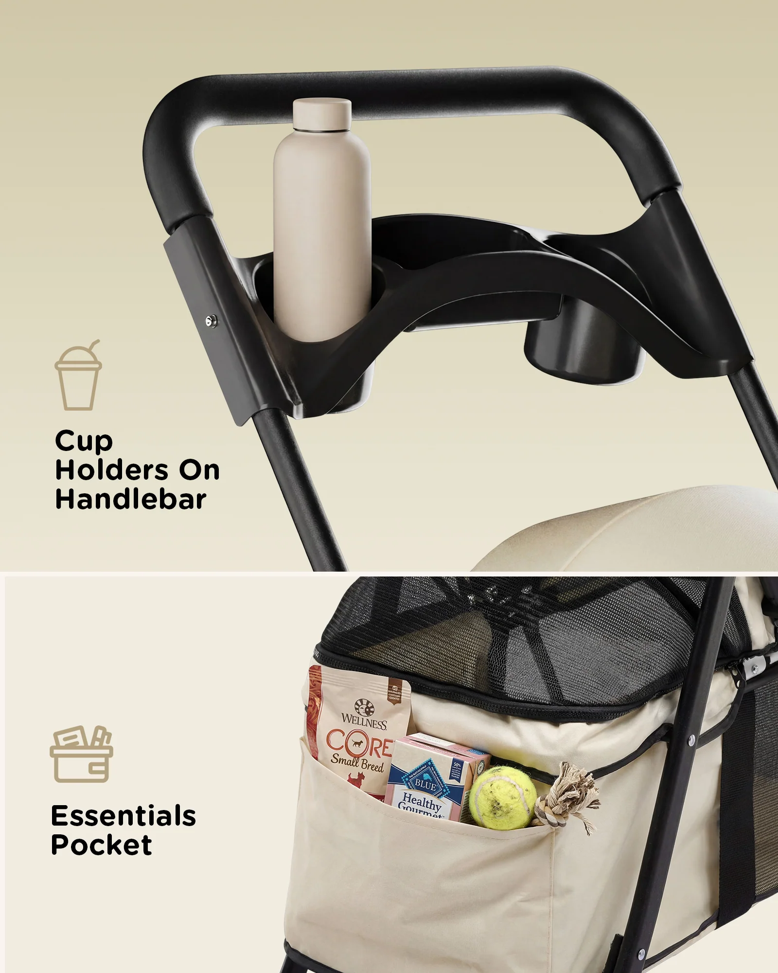 Foldable Pet Stroller PET-CART02 - Image 26