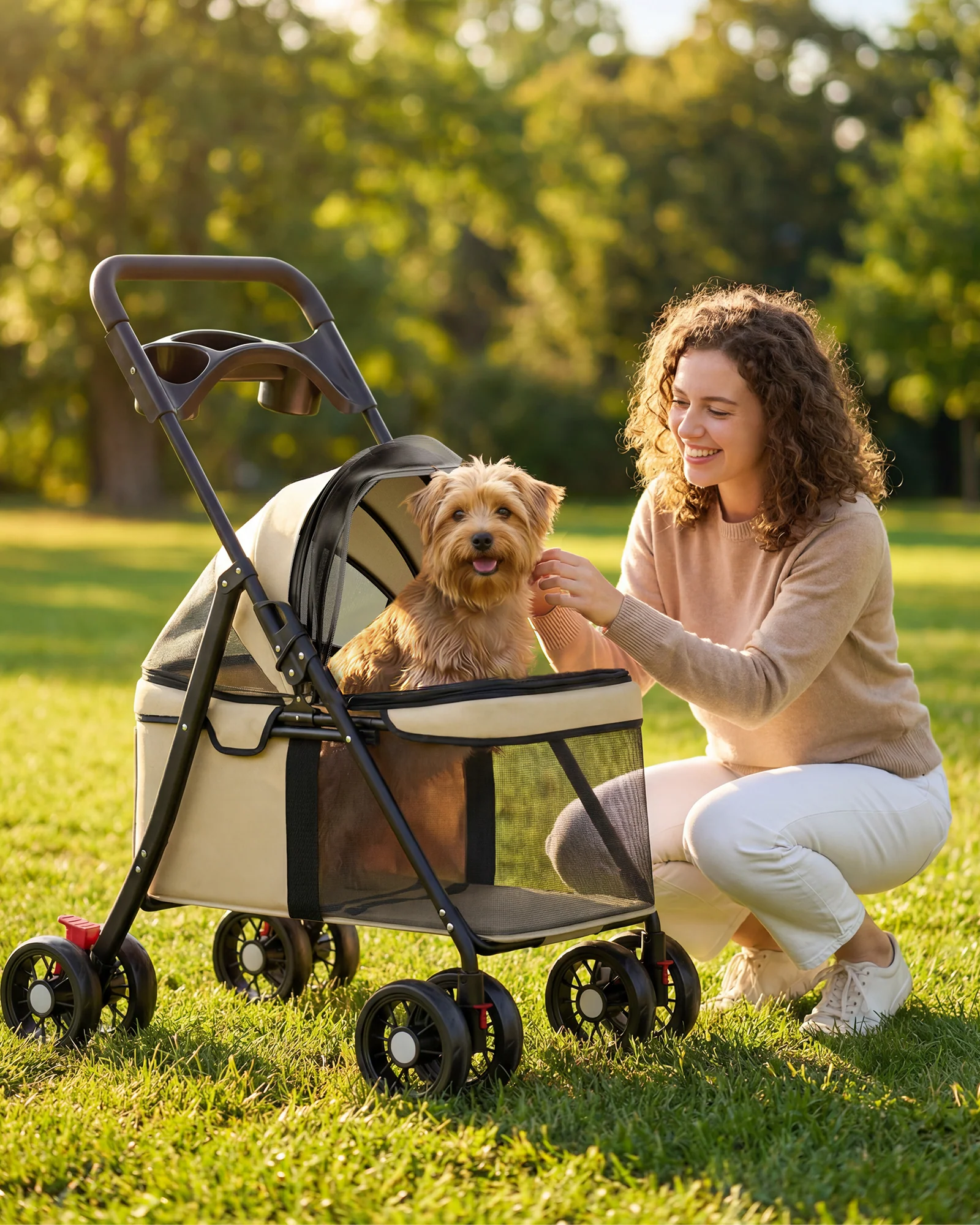 Foldable Pet Stroller PET-CART02 - Image 28