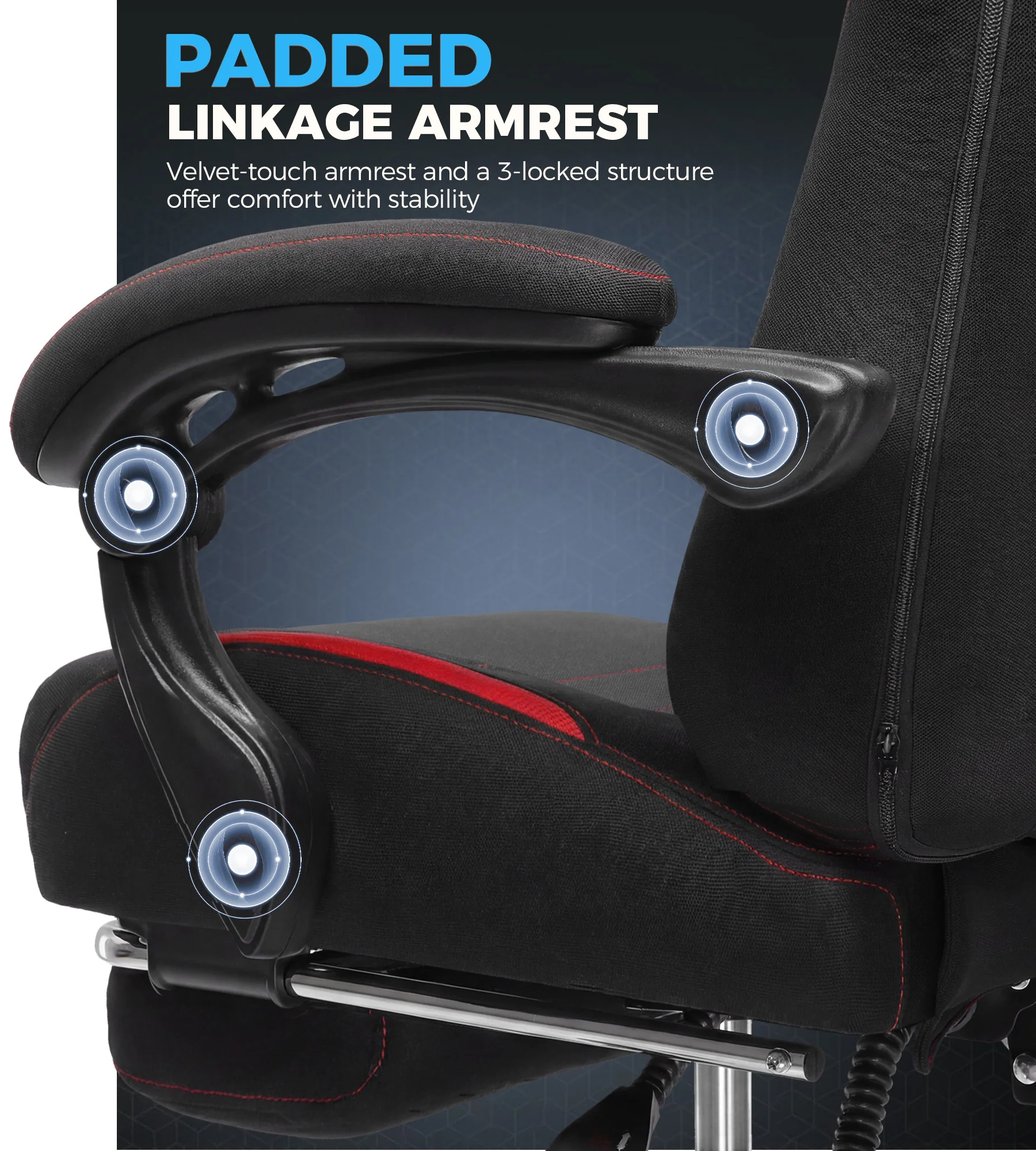 Pro Series Fabric Gaming Chiar GTBEE - Image 24