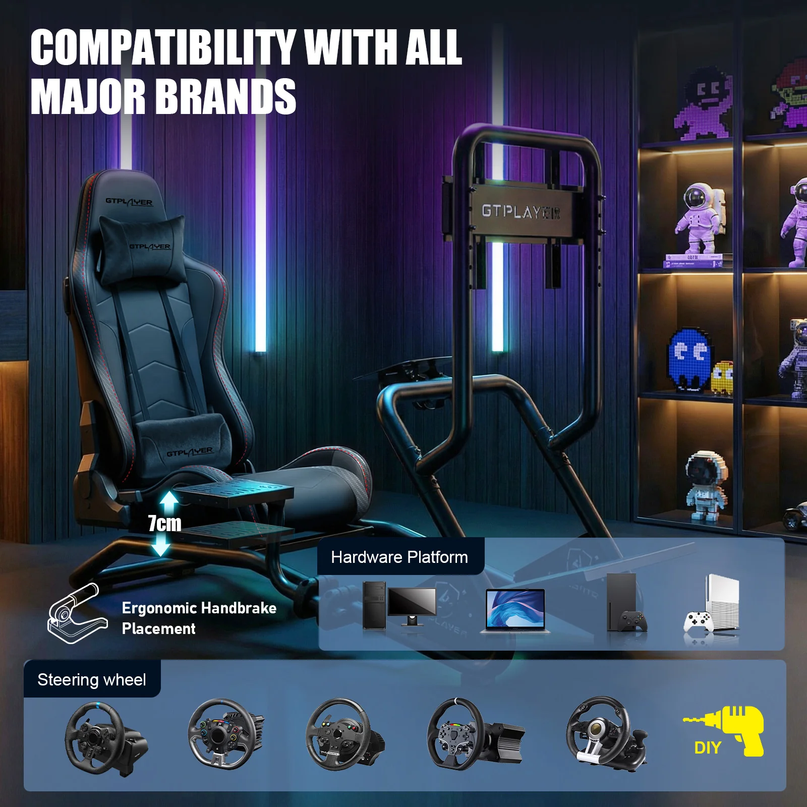 Rush Series GTS03 PRO Sim Racing Cockpit - Image 10