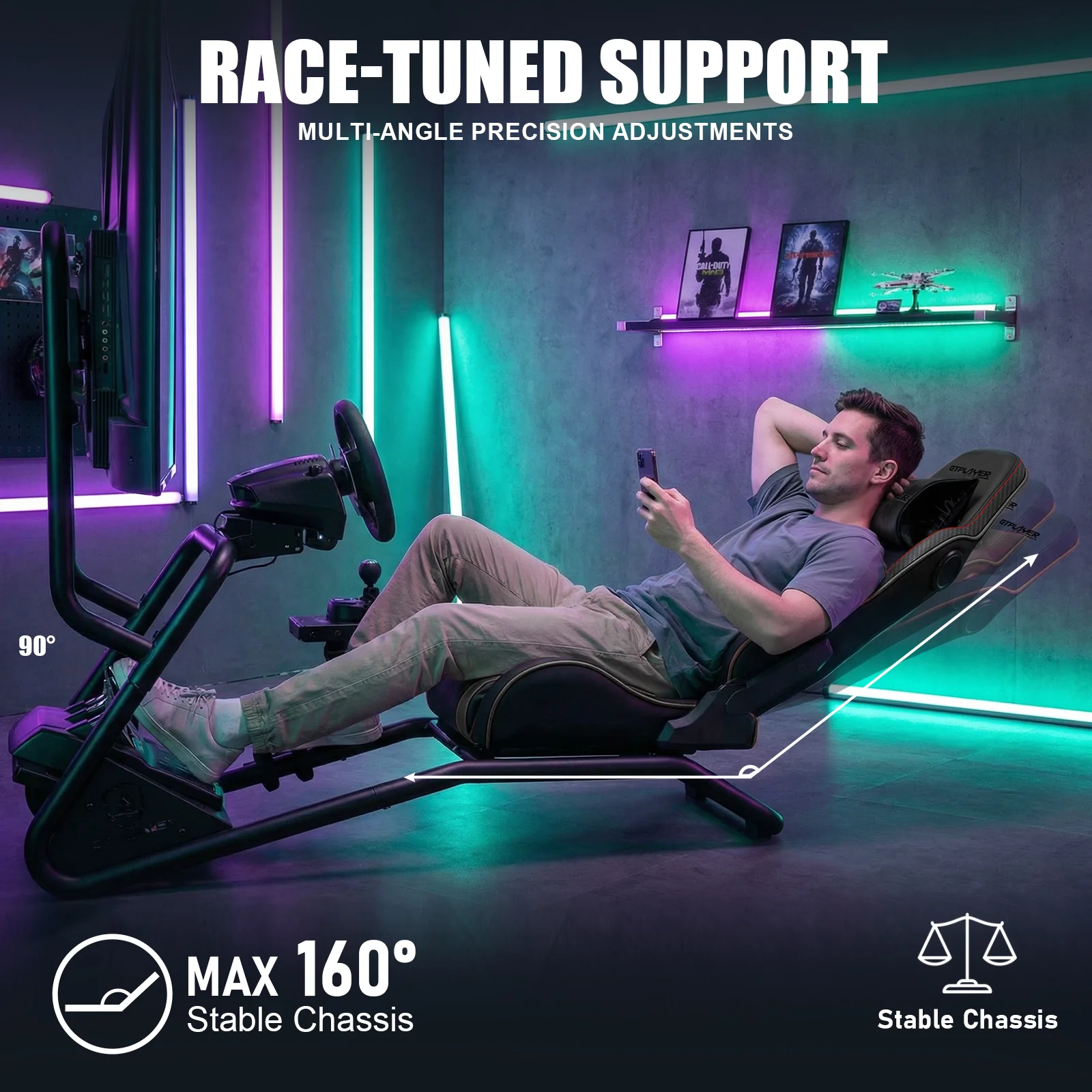 Rush Series GTS03 PRO Sim Racing Cockpit - Image 12