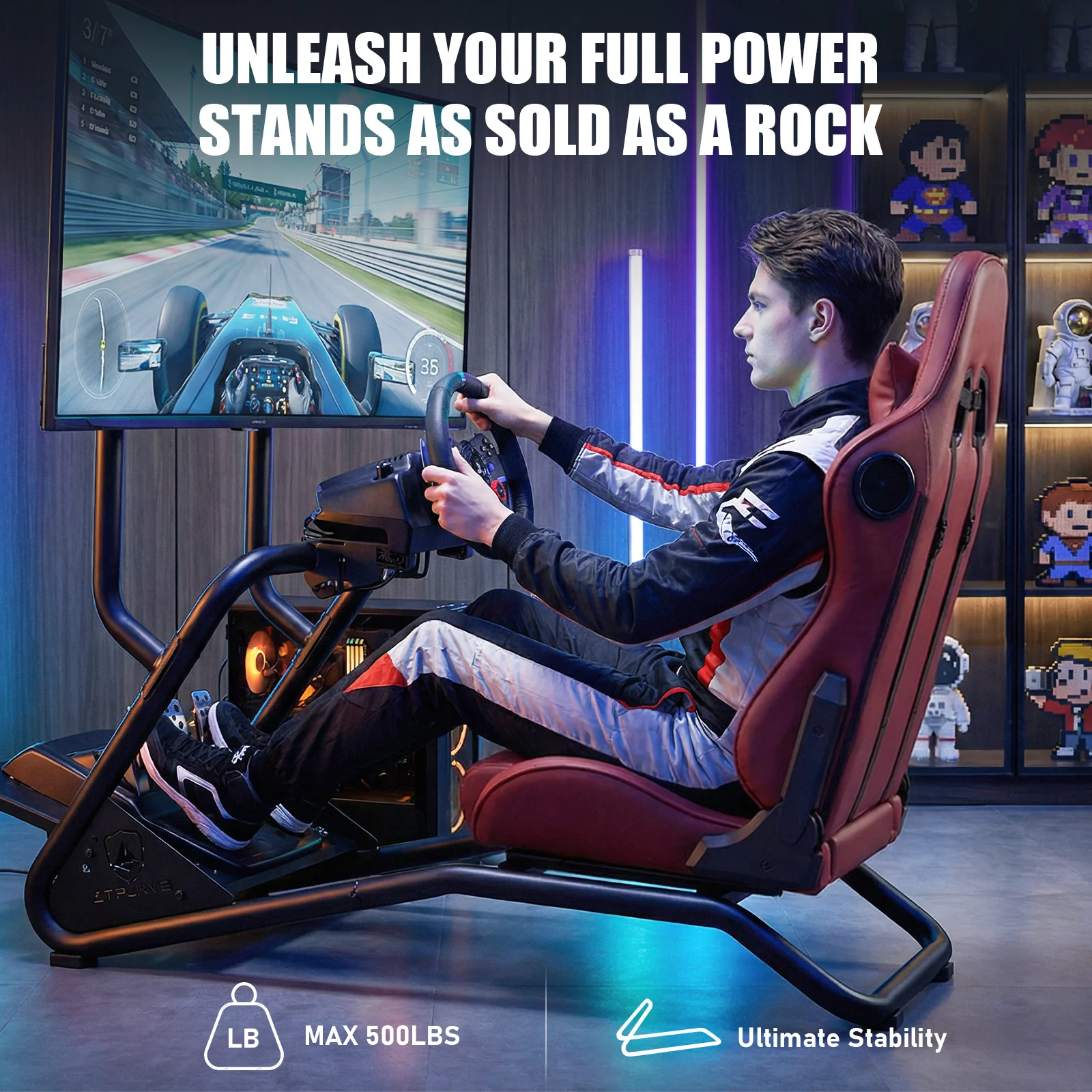 Rush Series GTS03 PRO Sim Racing Cockpit - Image 17