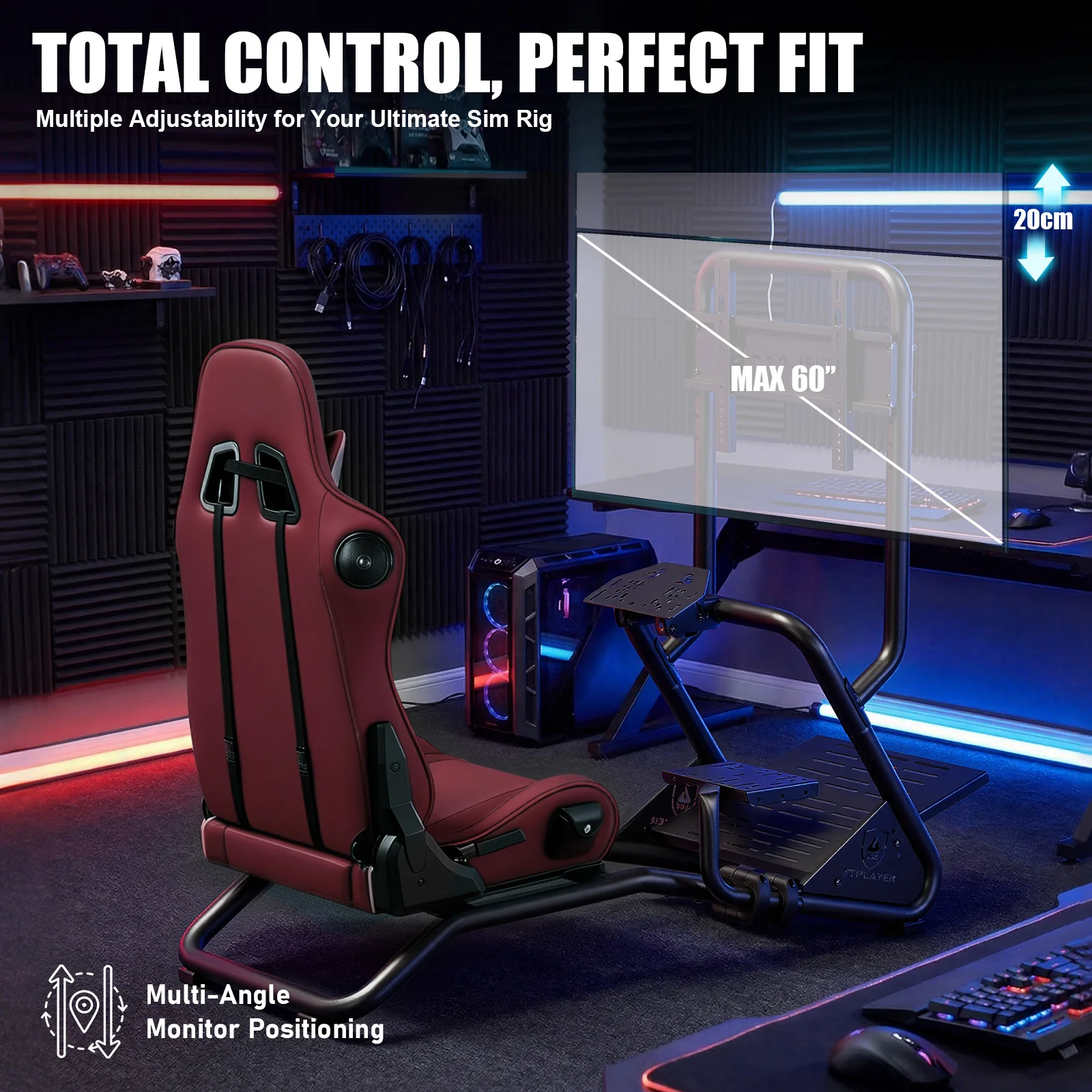 Rush Series GTS03 PRO Sim Racing Cockpit - Image 18