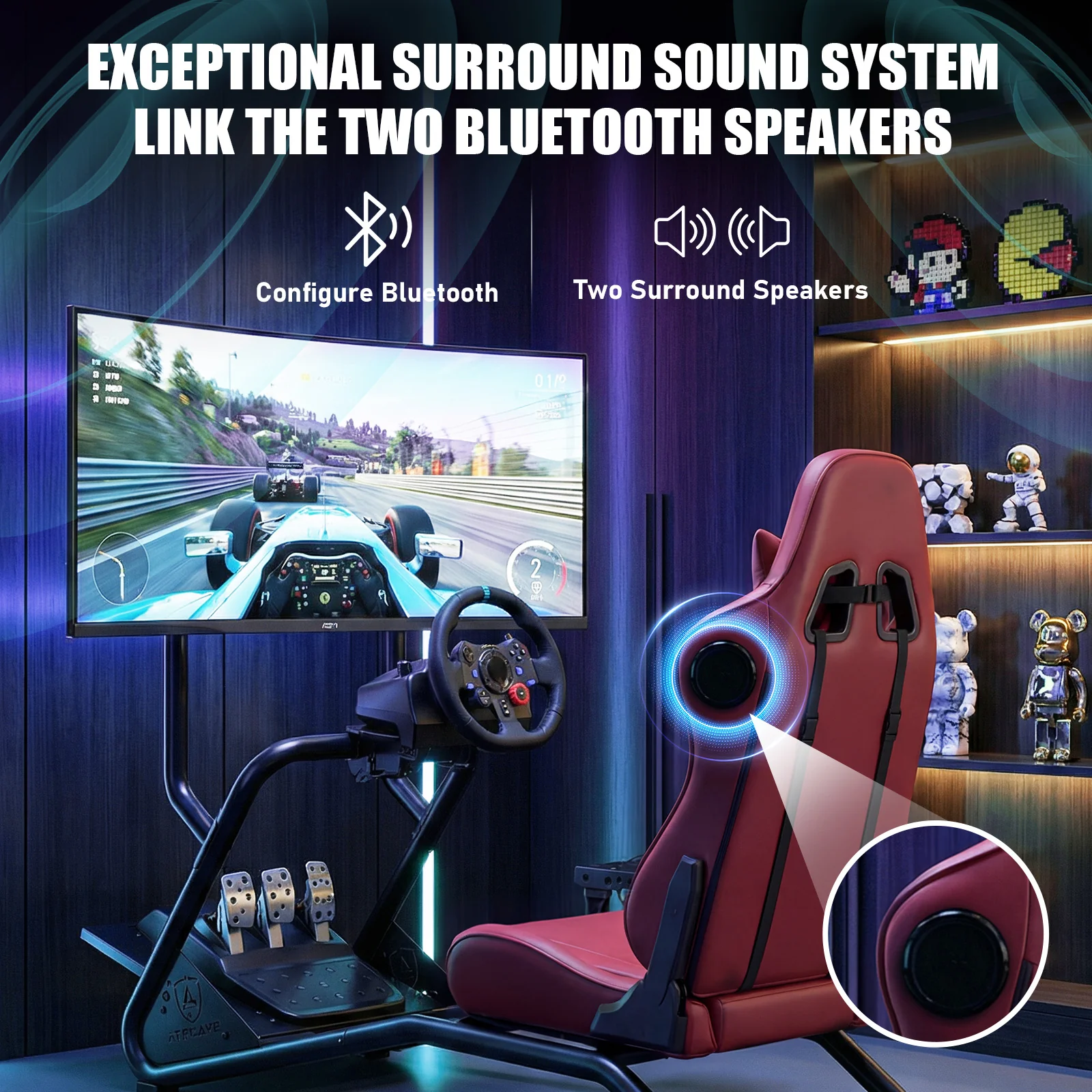 Rush Series GTS03 PRO Sim Racing Cockpit - Image 19
