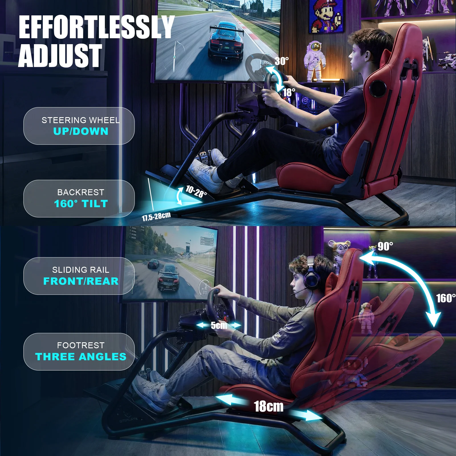 Rush Series GTS03 PRO Sim Racing Cockpit - Image 20