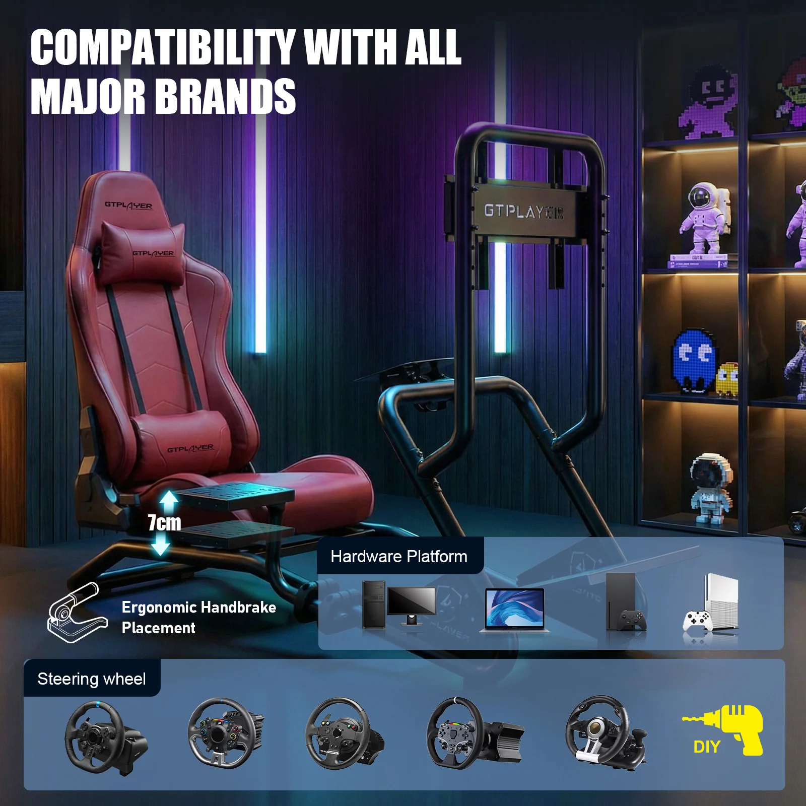 Rush Series GTS03 PRO Sim Racing Cockpit - Image 21
