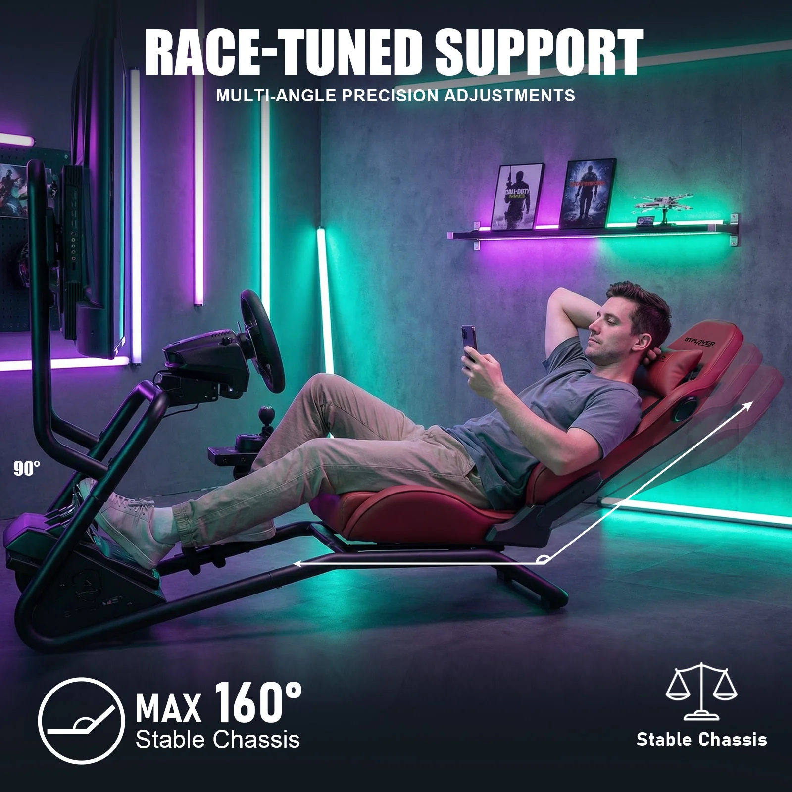 Rush Series GTS03 PRO Sim Racing Cockpit - Image 22