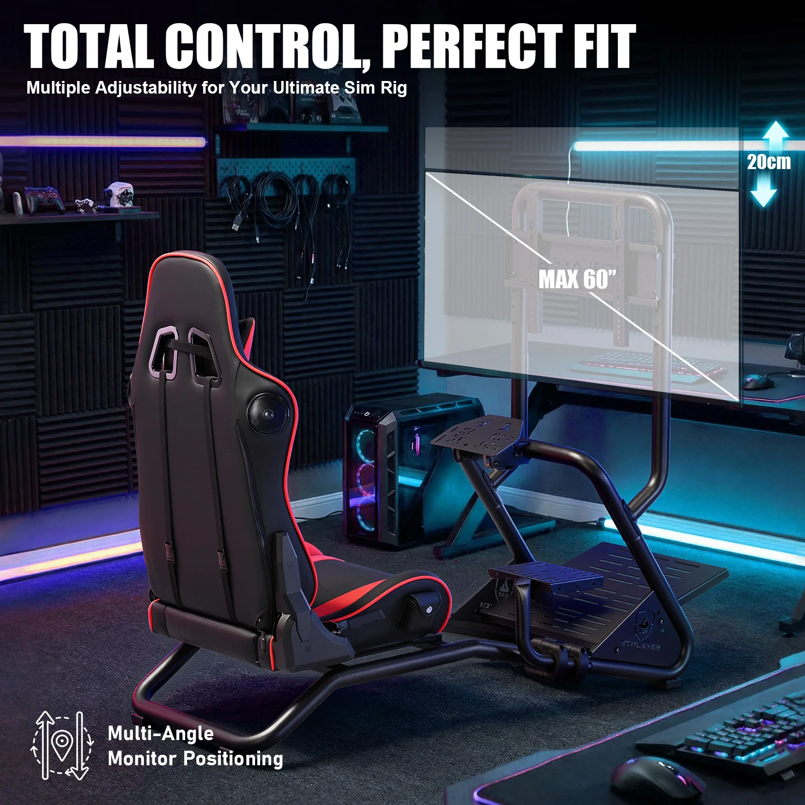 Rush Series GTS03 PRO Sim Racing Cockpit - Image 30