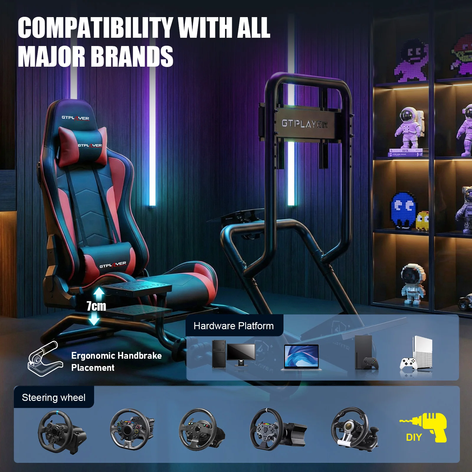 Rush Series GTS03 PRO Sim Racing Cockpit - Image 32