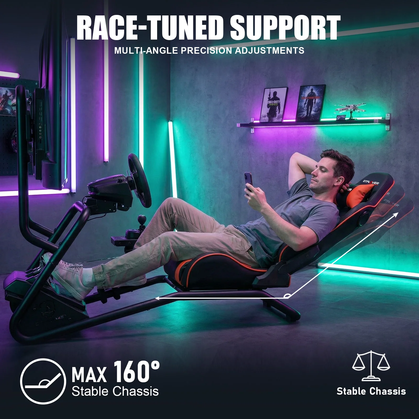 Rush Series GTS03 PRO Sim Racing Cockpit - Image 33