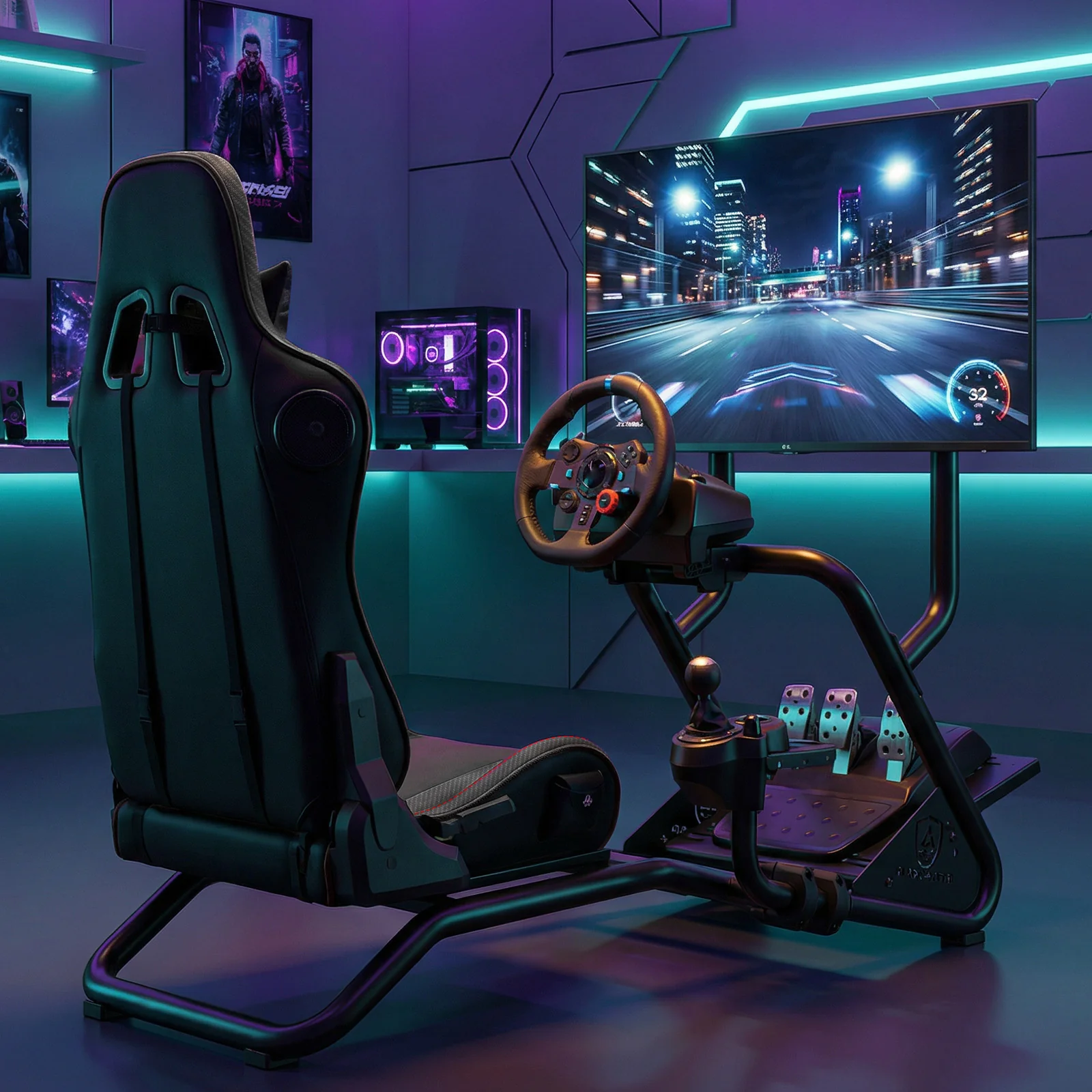 Rush Series GTS03 PRO Sim Racing Cockpit - Image 5