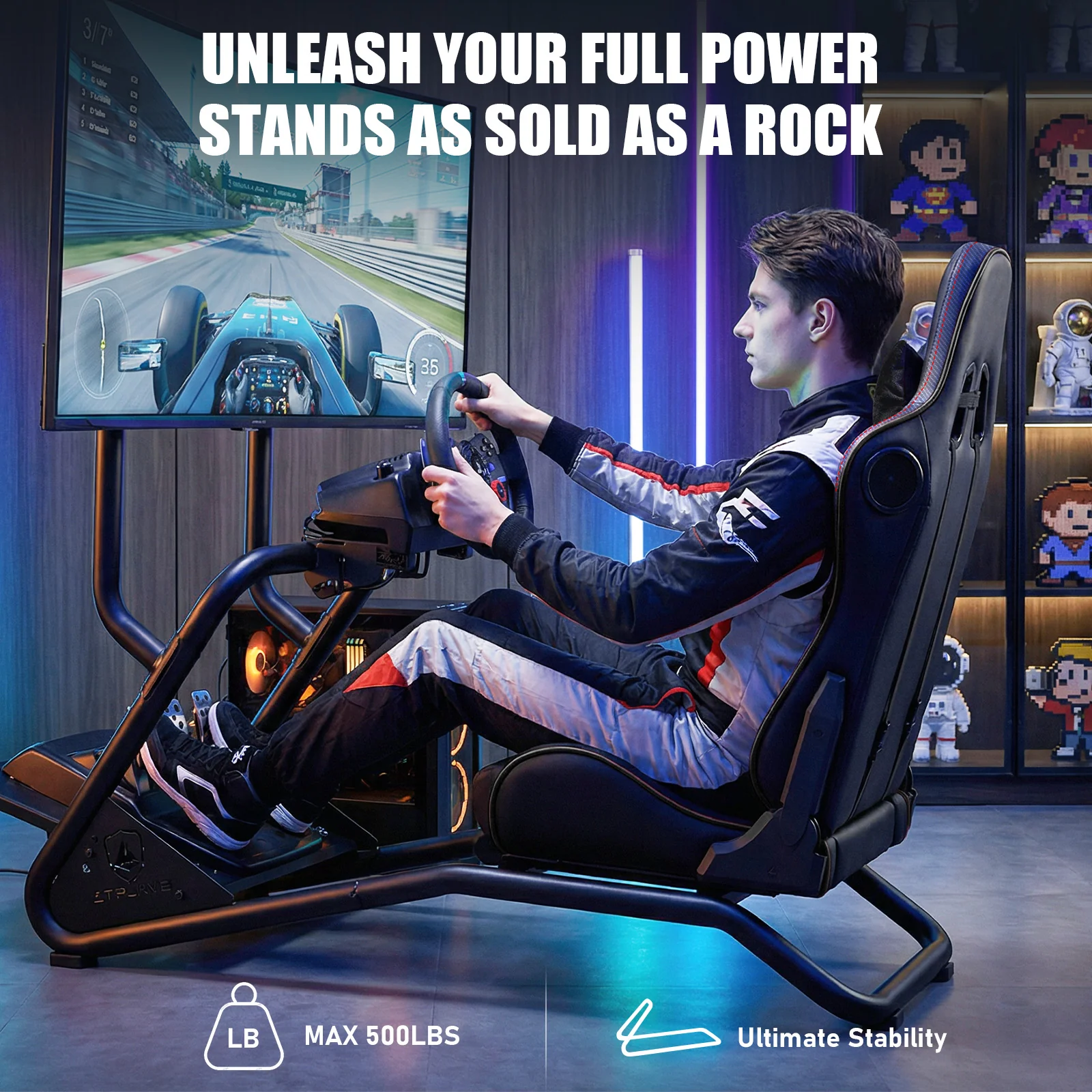 Rush Series GTS03 PRO Sim Racing Cockpit - Image 6
