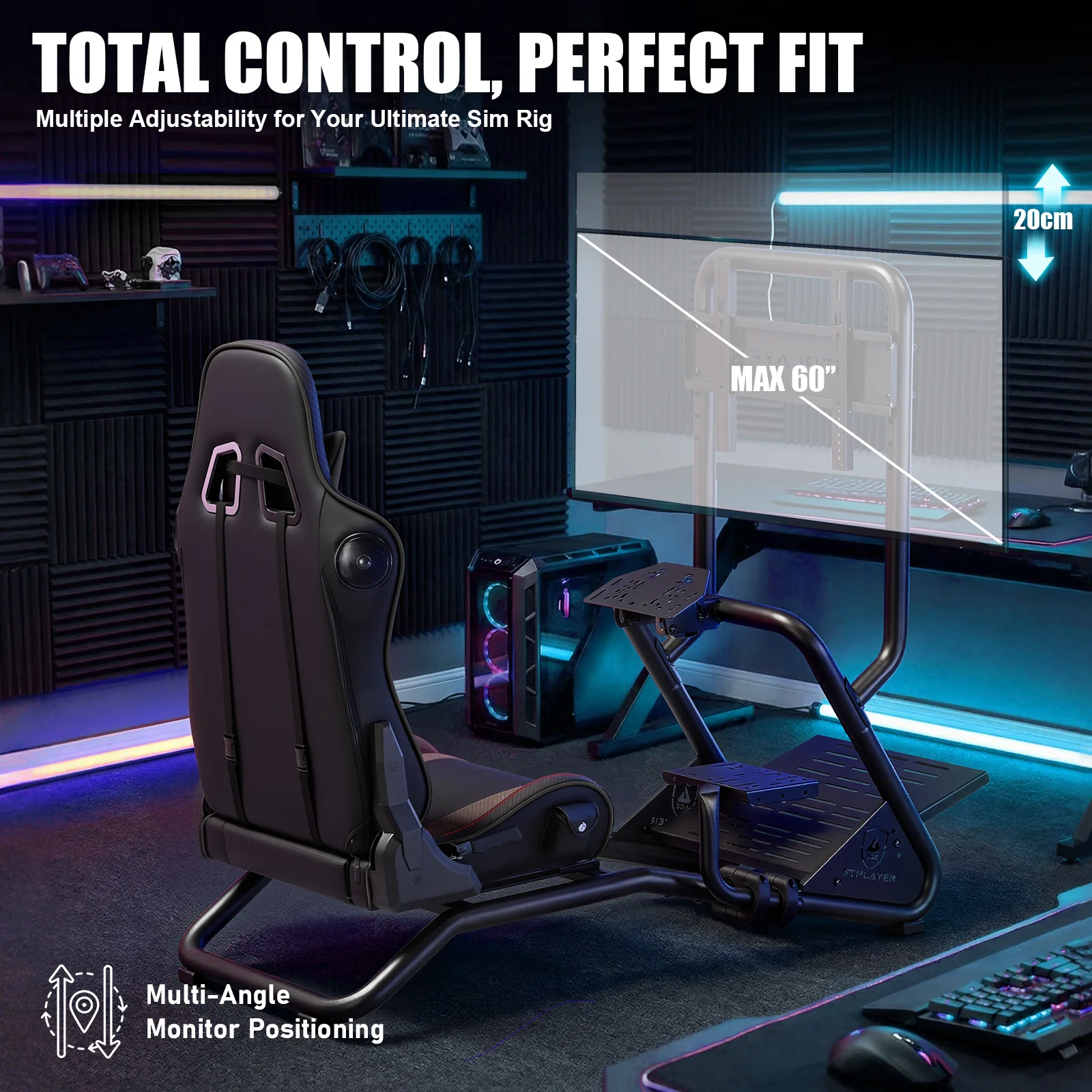 Rush Series GTS03 PRO Sim Racing Cockpit - Image 8