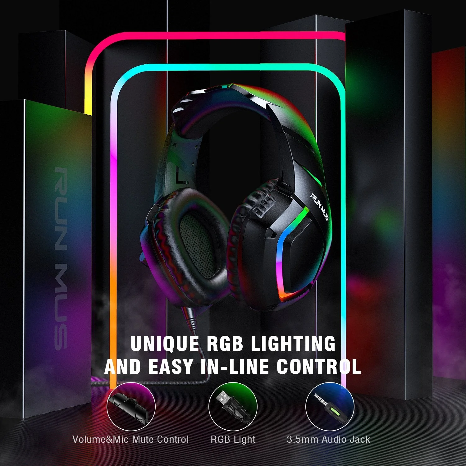 Gaming Headset RU13 - Image 6