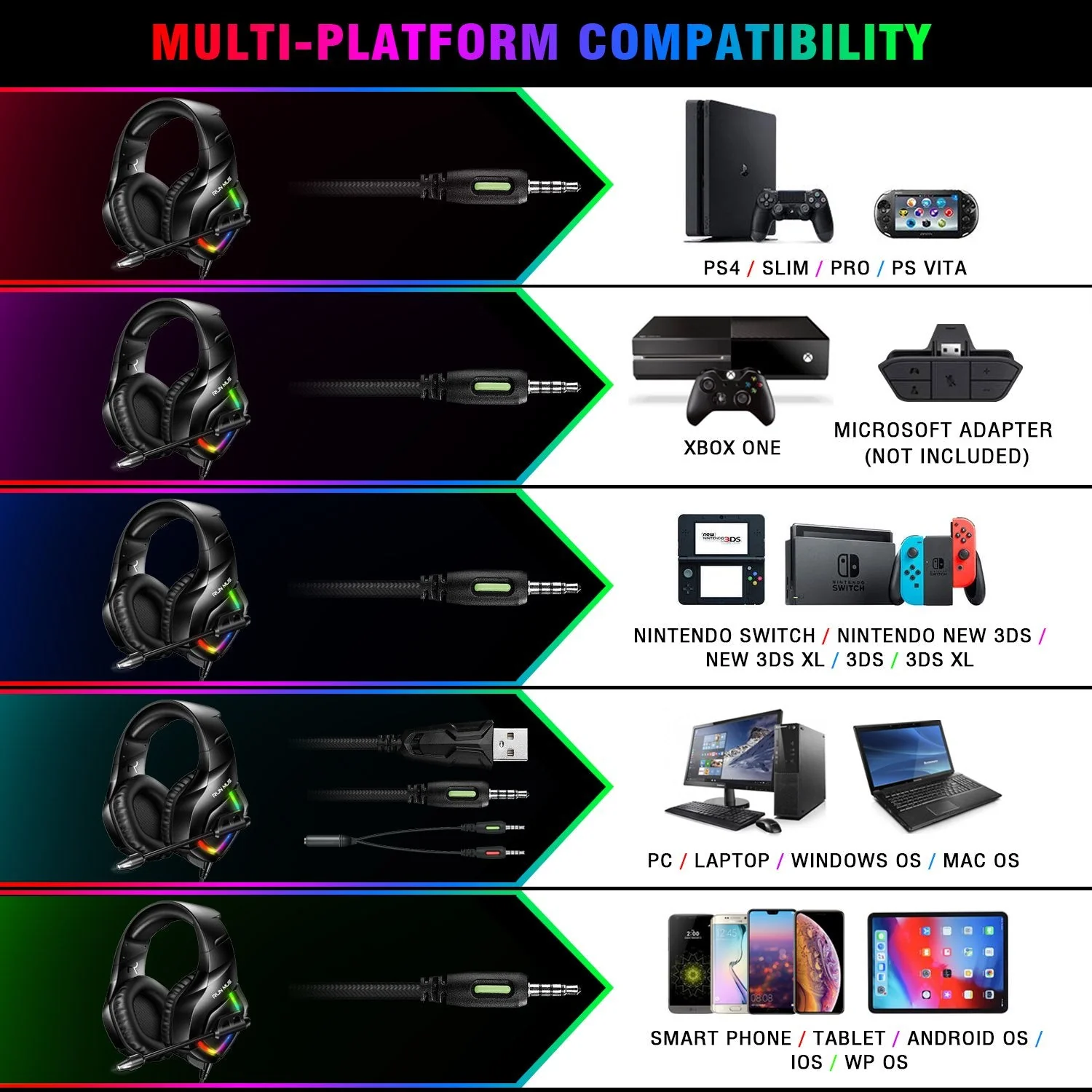 Gaming Headset RU13 - Image 7