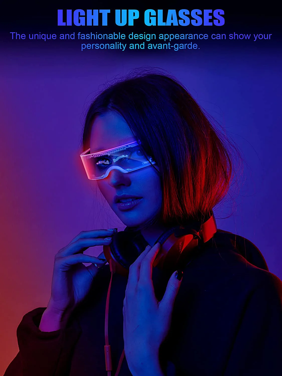 GTRAICNG Cyberpunk glasses LG01 (3PCS) - Image 6