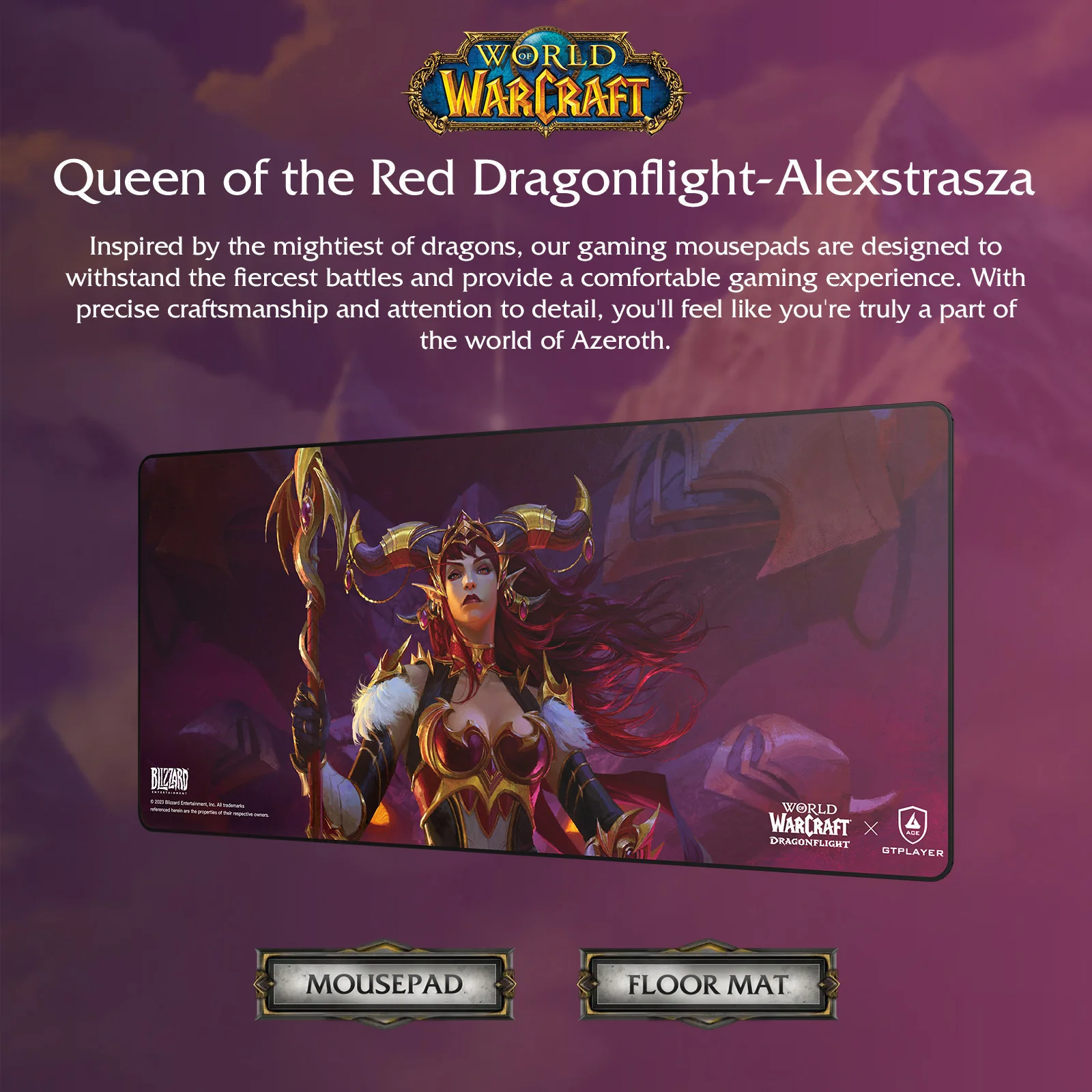 World of Warcraft®: Dragonflight Mousepad - Alexstrasza Edition - Image 13