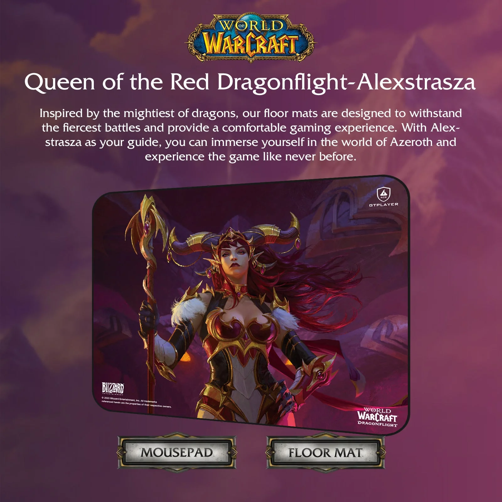 World of Warcraft®: Dragonflight Floor Mat-Alexstrasza Edition - Image 6