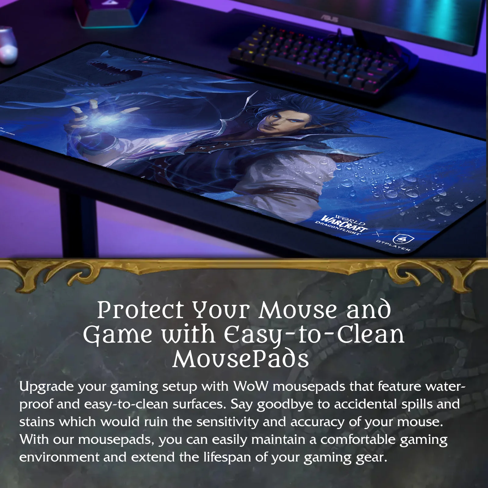 World of Warcraft®: Dragonflight Mousepad - Kalecgos Edition - Image 14