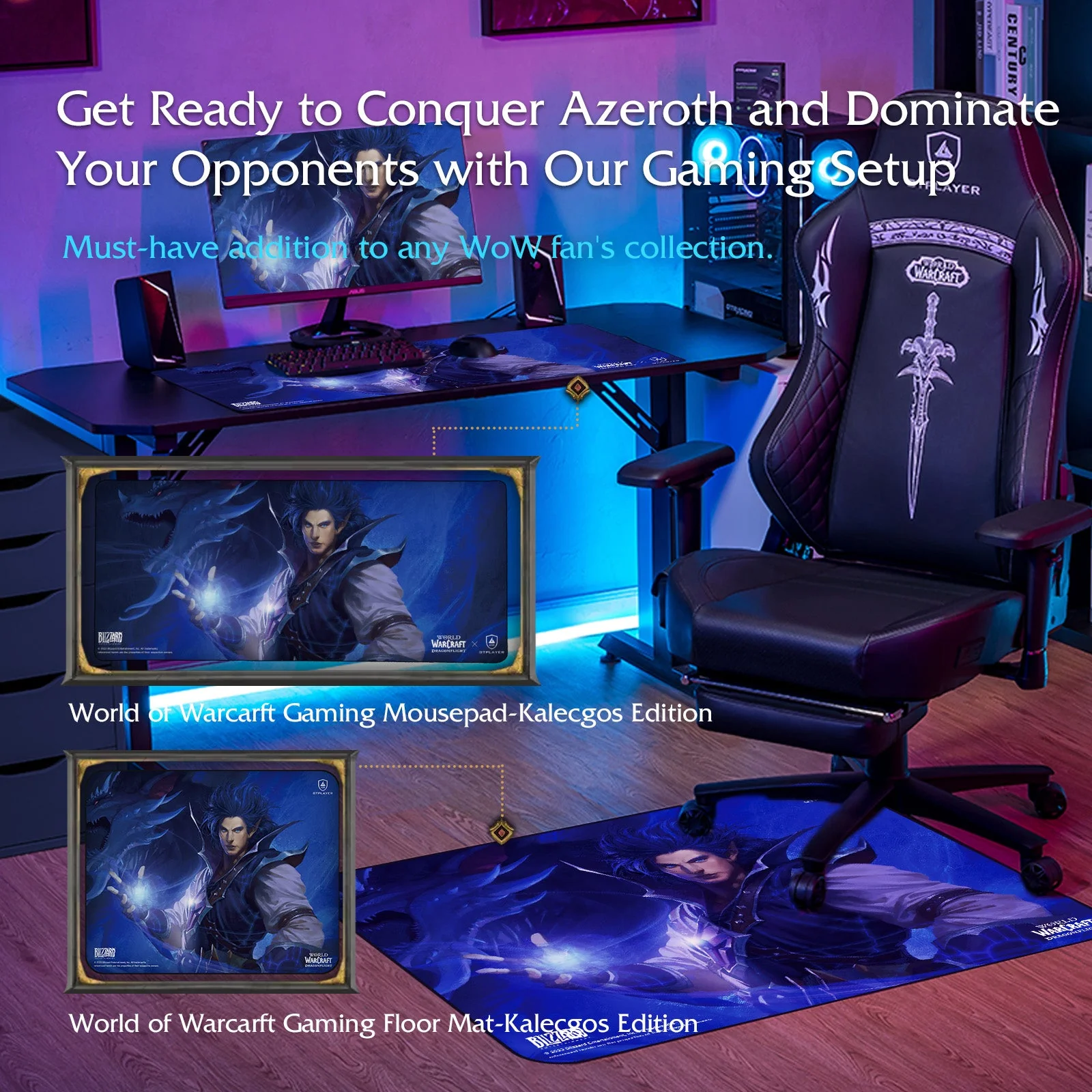 World of Warcraft®: Dragonflight Floor Mat-Kalecgos Edition - Image 12