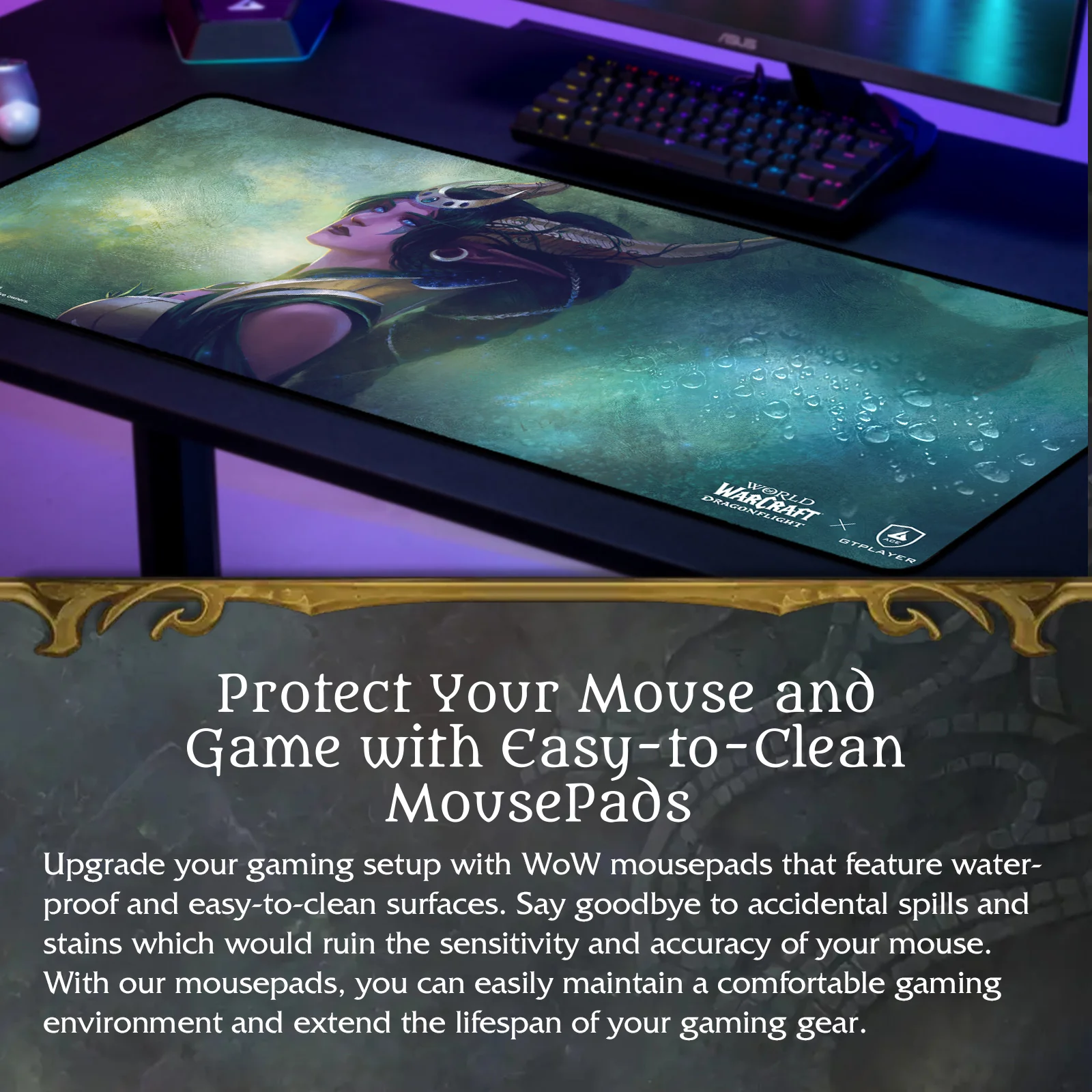 World of Warcraft®: Dragonflight Mousepad - Ysera Edition - Image 14