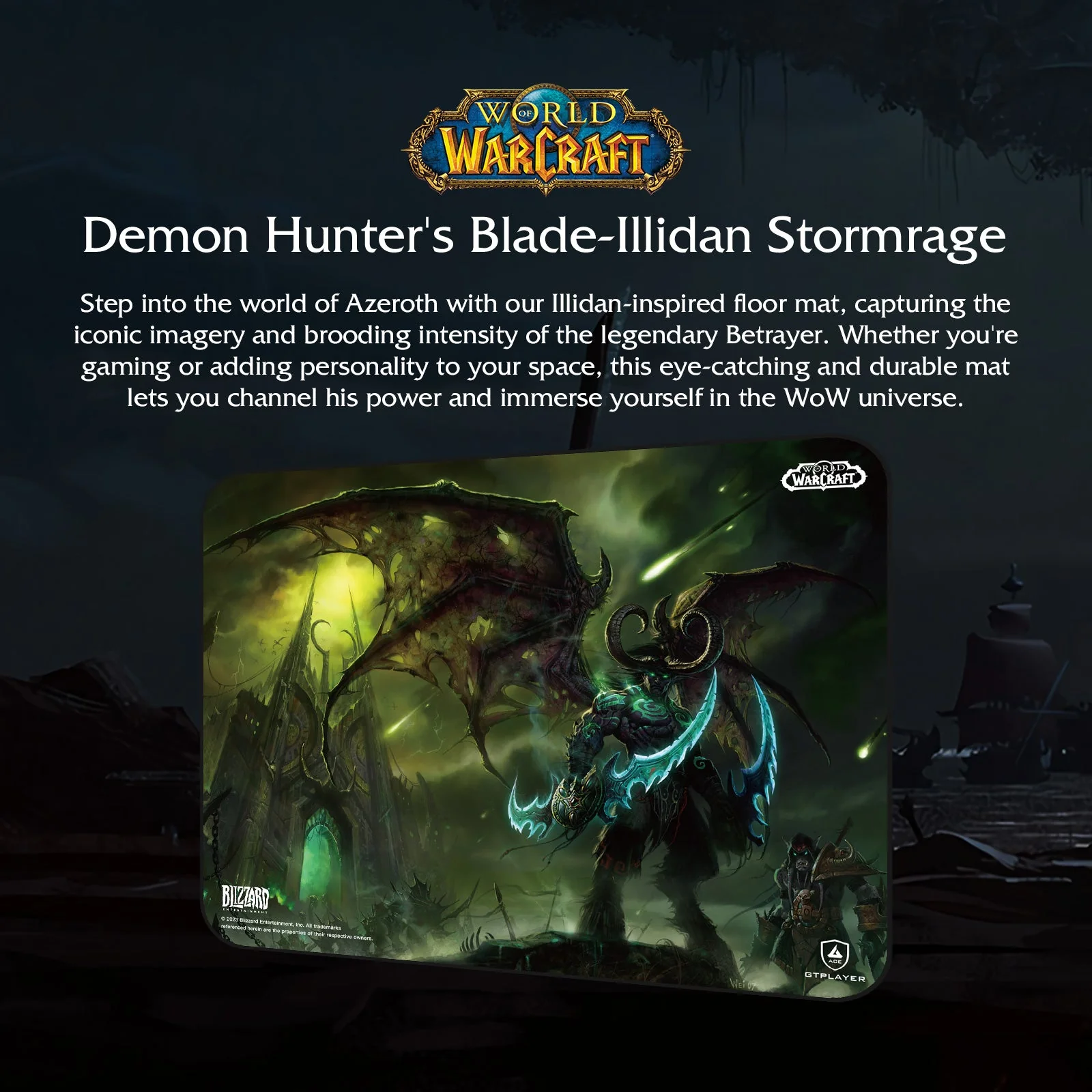 World of Warcraft® Floor Mat-Illidan Stormrage Edition - Image 5