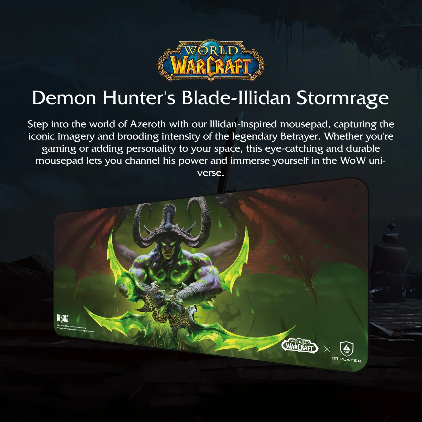 World of Warcraft® Mousepad -Illidan Stormrage Edition - Image 8