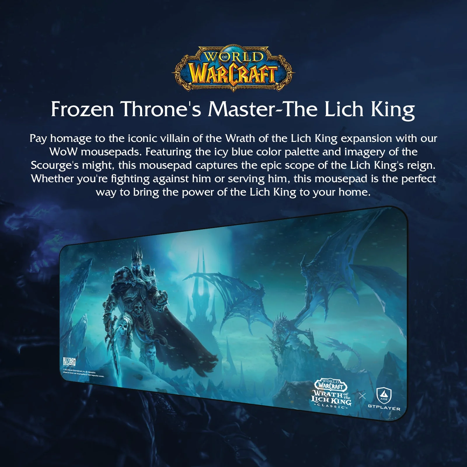 World of Warcraft®: Wrath of the Lich King® Classic Floor Mat - Image 33
