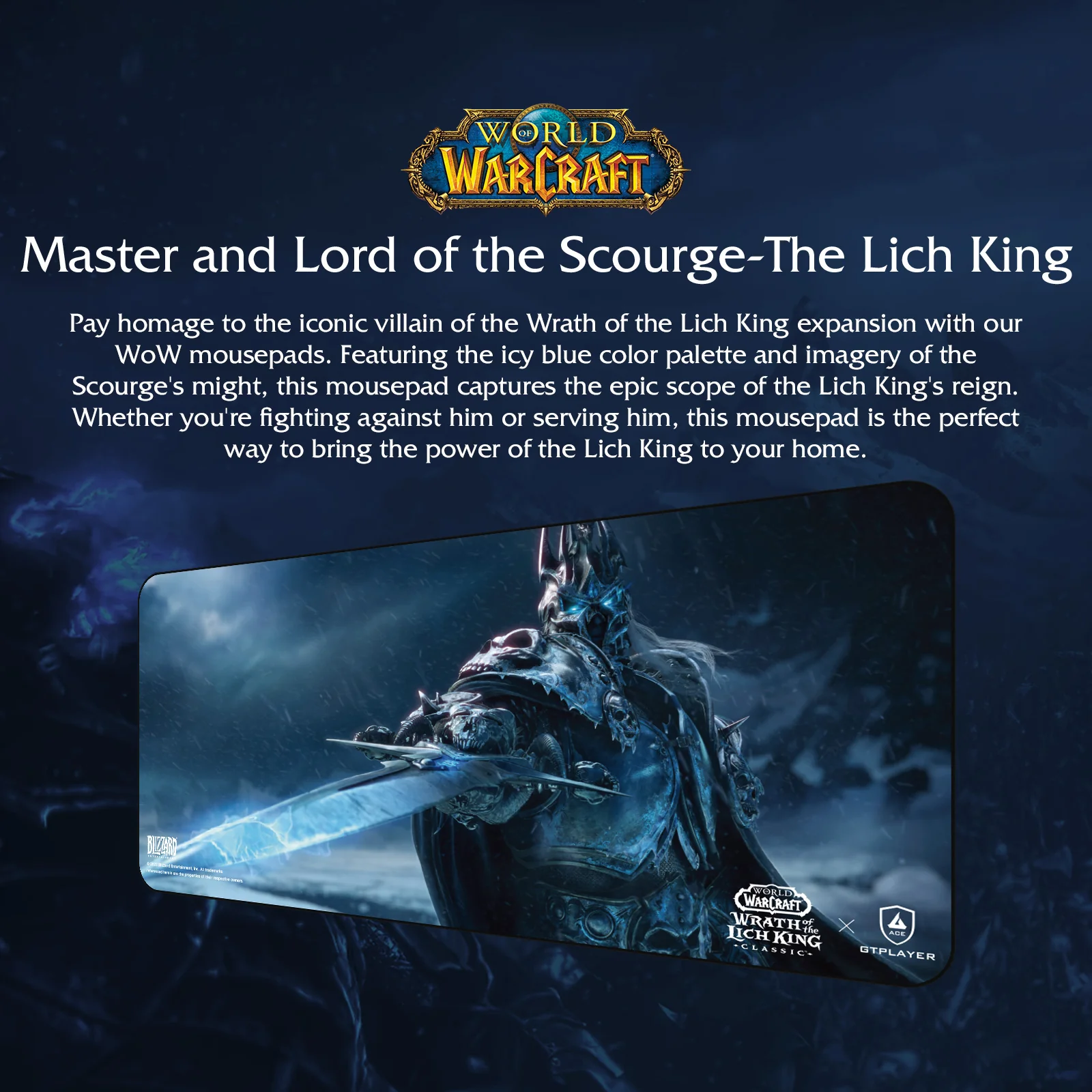 World of Warcraft®: Wrath of the Lich King® Classic Mousepad - Image 26