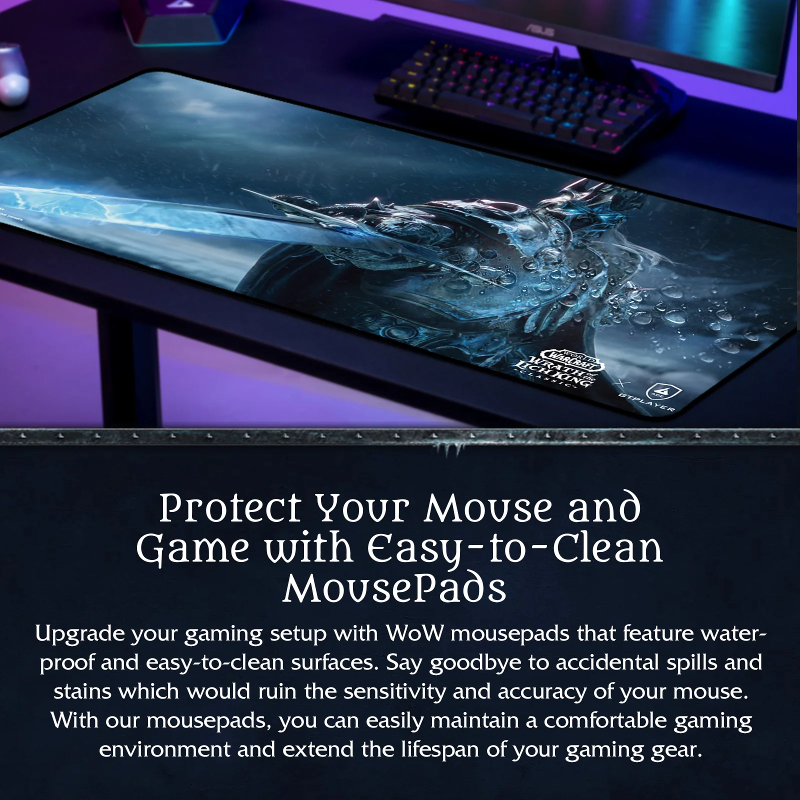 World of Warcraft®: Wrath of the Lich King® Classic Mousepad - Image 28