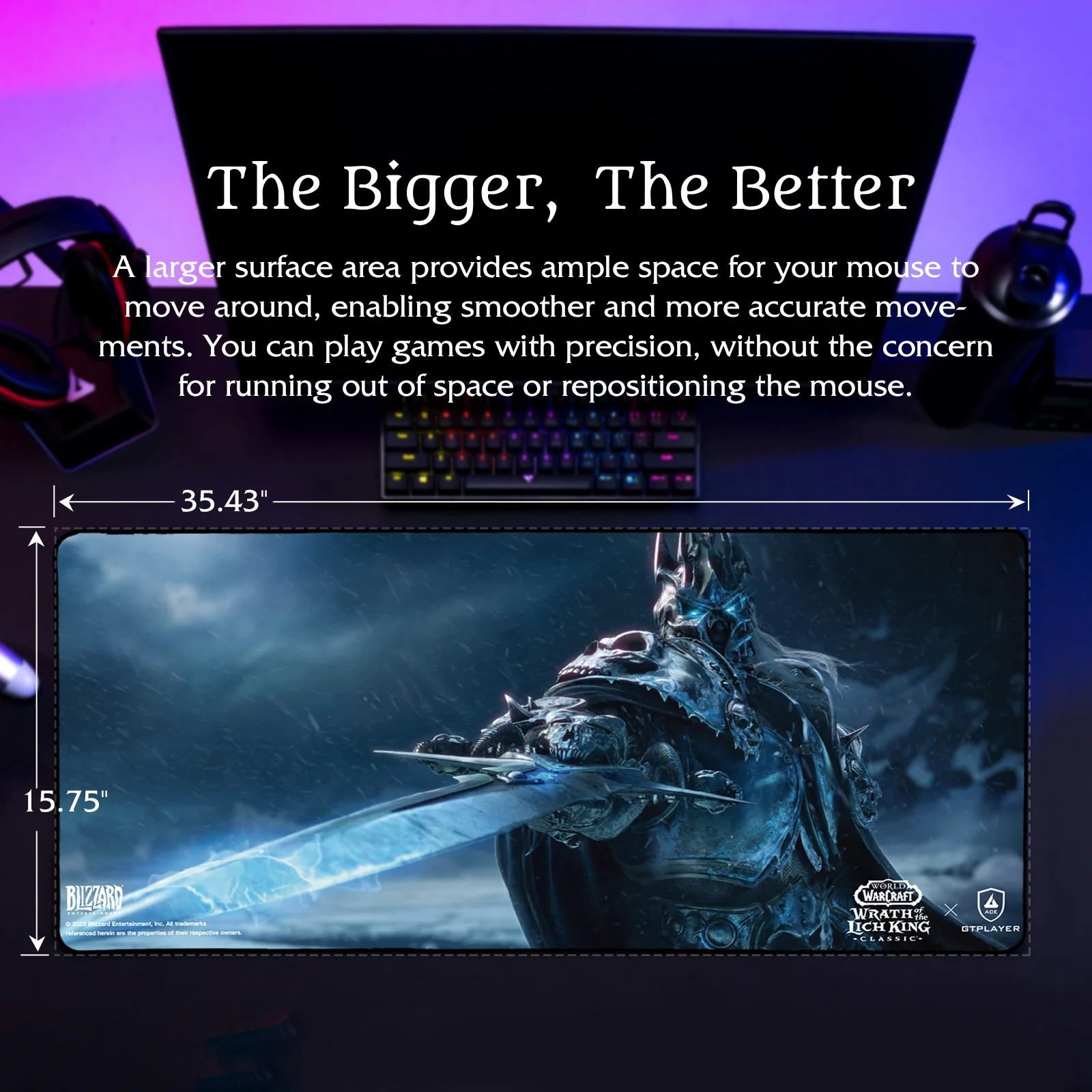 World of Warcraft®: Wrath of the Lich King® Classic Mousepad - Image 29