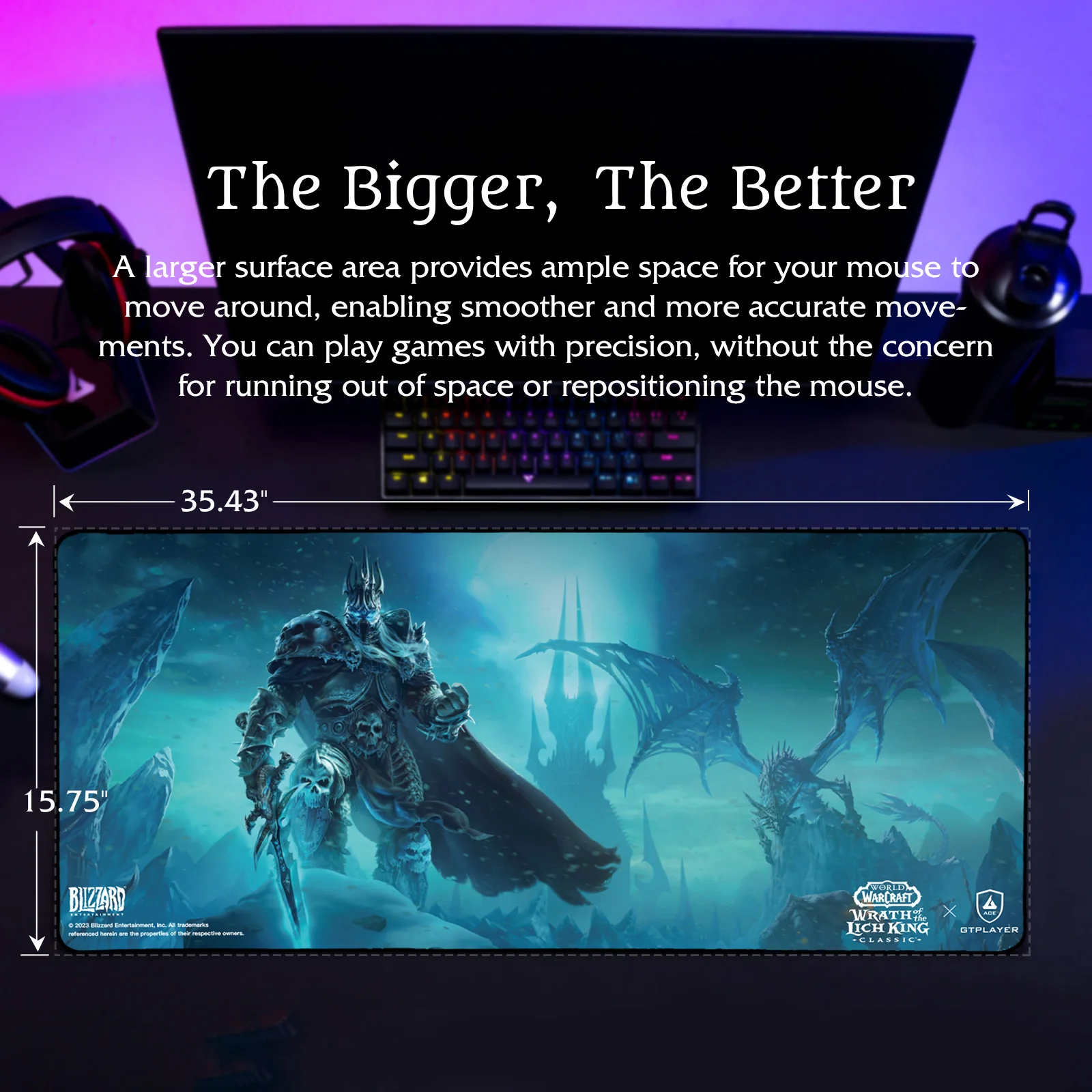 World of Warcraft®: Wrath of the Lich King® Classic Mousepad - Image 35